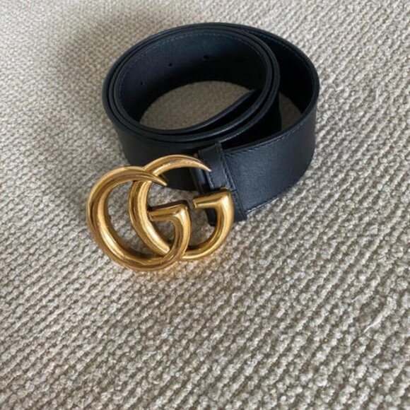 Gucci Leather Belt - Size 80cm, With Original Box - Picture 1 of 6